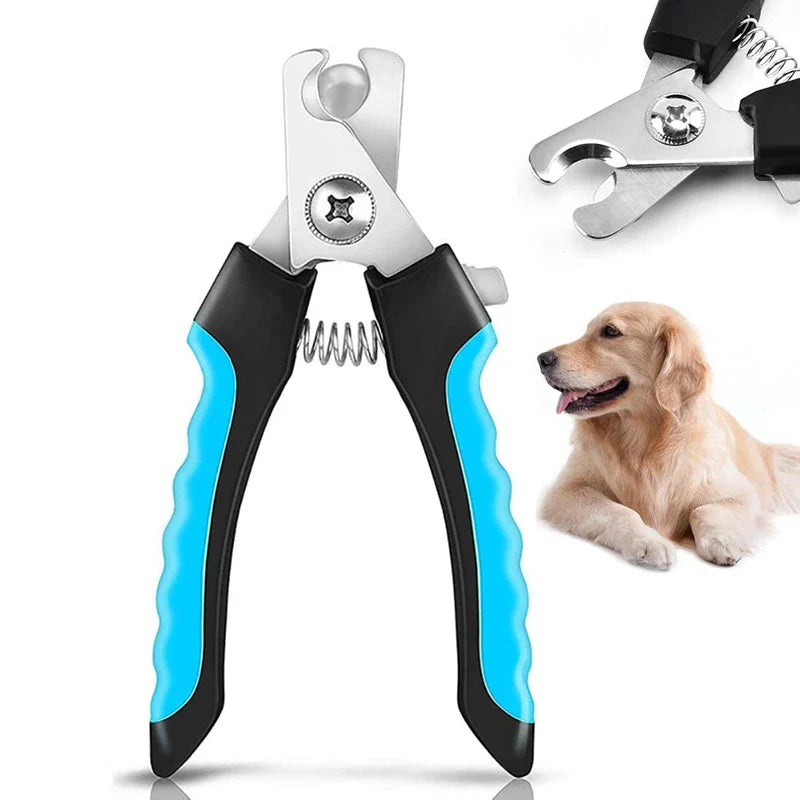 Professional Pet Nail Clipper with Safety Guard – Stainless Steel Scissors for Dog & Cat Claw Care, Grooming Supplies