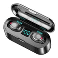 Wireless Bluetooth Earbuds TWS – Sports Waterproof Earphones with HiFi Noise-Cancelling Deep Bass & Charging Case