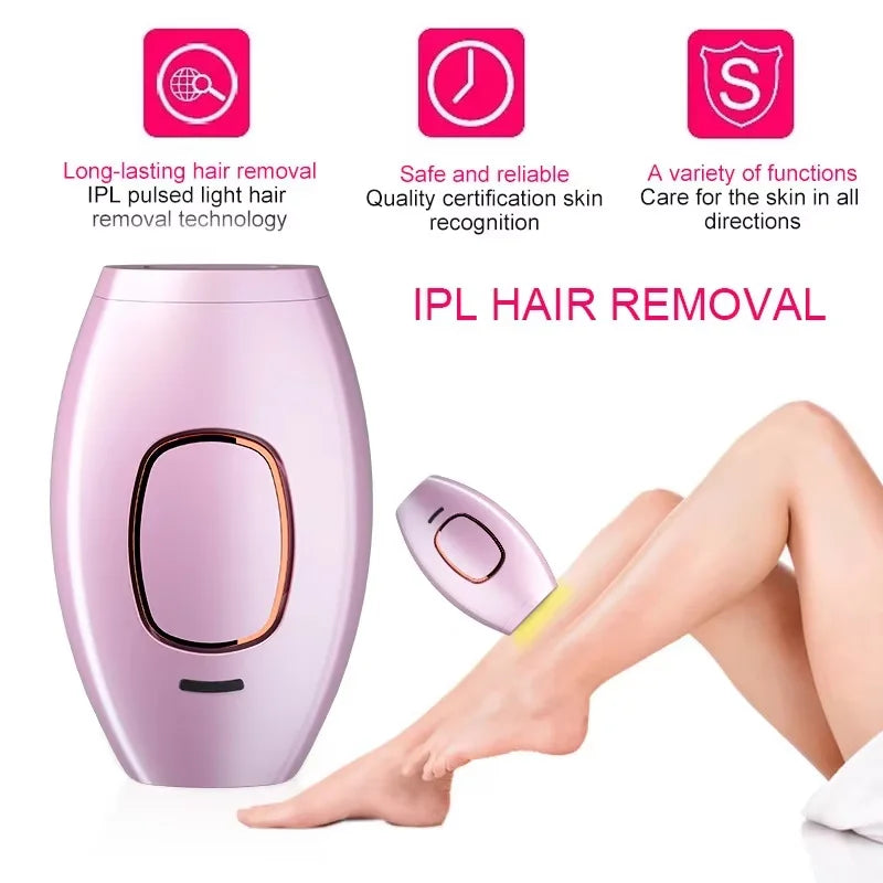 Pulse IPL Women's Epilator – 500,000 Flashes Body & Bikini Laser Hair Removal Shaver for Home Use