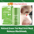 Original Green Tea Facial Blackhead Remover – Solid Mask for Acne, Blemishes, and Pore Shrinking Skin Care