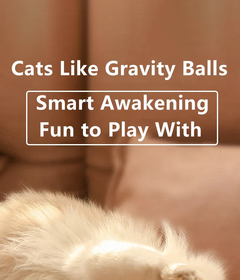 Smart Interactive Cat Ball – Automatic Rolling Electronic Pet Toy for Indoor Play